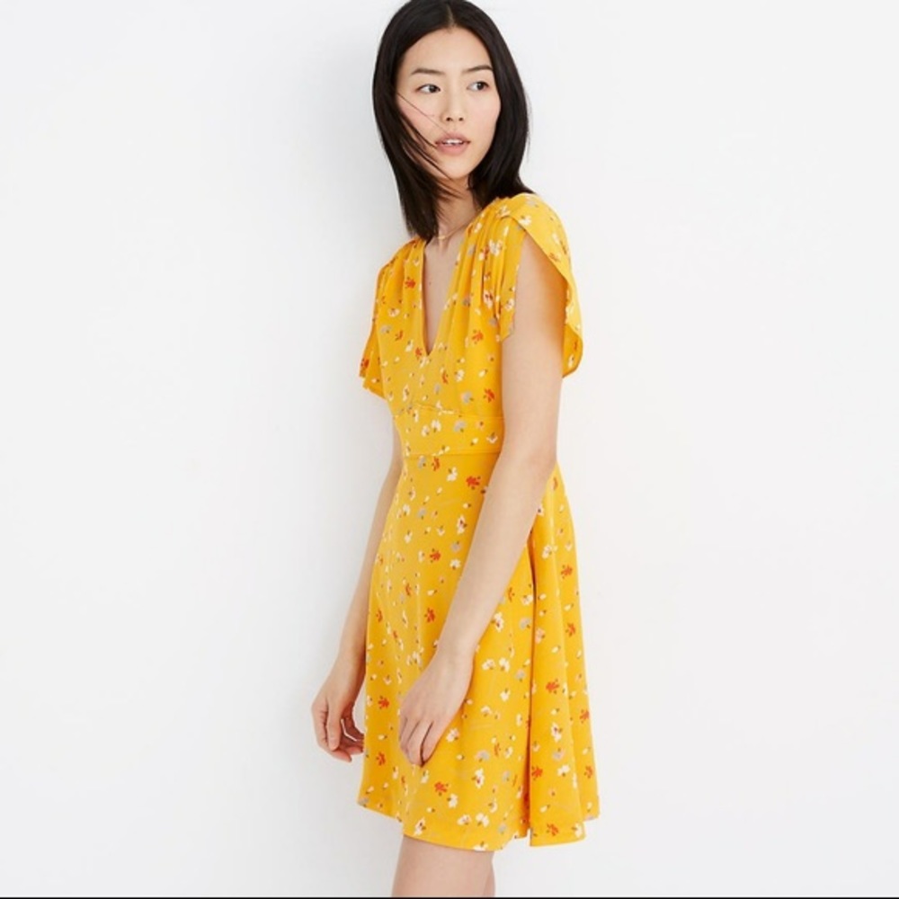 ❄️BOGO❄️ NWOT Madewell Silk Belladonna Dress